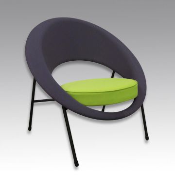 Fauteuil réédition burov en cuir meubles duquesnoy lille