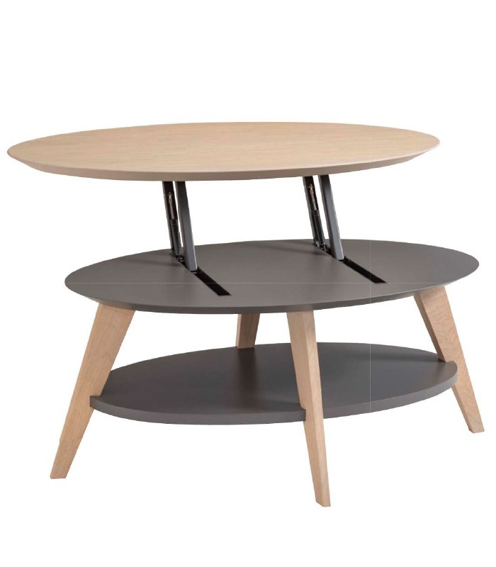 Table Basse dinette relevable Idoine meubles duquesnoy frelinghien nord lille armentieres