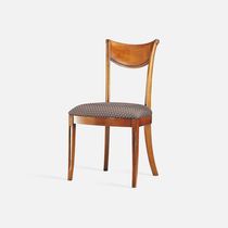 Chaise de style Aven assise cuir collinet merisier meubles duquesnoy frelinghien nord lille