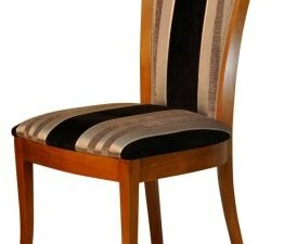 Chaise de style lou garnie tissu gun metal paget meubels duquesnoy frelinghien nord lille