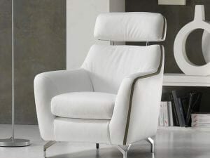 Fauteuil GINGER appui-tete réglable fabrication italienne Meubles Duquesnoy Frelinghien Nord Lille