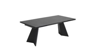 table ceramique rectangulaire avec 2 allonges ateliers de langres meubles duquesnoy frelinghien nord lille armentieres
