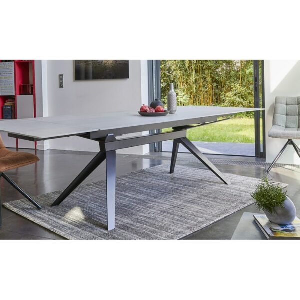 table rectangulaire contemporaine céramique Luna couture meubles duquesnoy frelinghien nord lille armentieres