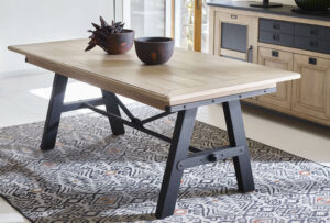 table dessus bois collection indus ateliers de langres meubles en chêne massif meubles duquesnoy frelinghien nord lille armentieres