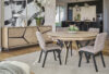 sejour buffet table ronde esprit nature organique neo chene ateliers de langres fabrication française meubles duquesnoy frelinghien nord lille armentieres