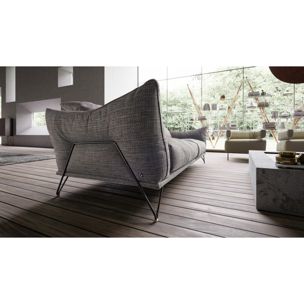 canape contemporain dagor gorini fixes ou canapé d'angle cuir ou tissu meubles duquesnoy frelinghien nord lille armentieres