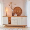 Enfilade - Buffet style scandinave Collection HAVANE - COUTURE - Chêne massif -Meubles Duquesnoy Frelinghien Nord Lille Armentieres