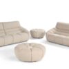 CANAPE DAISY CALIA ITALIA TISSU CUIR BUBBLE FABRICATION ITALIENNE MEUBLES DUQUESNOY FRELINGHIEN NORD LILLE ARMENTIERES
