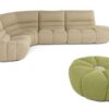 CANAPE DAISY CALIA ITALIA TISSU CUIR BUBBLE FABRICATION ITALIENNE MEUBLES DUQUESNOY FRELINGHIEN NORD LILLE ARMENTIERES