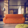 CANAPE DAISY CALIA ITALIA TISSU CUIR BUBBLE FABRICATION ITALIENNE MEUBLES DUQUESNOY FRELINGHIEN NORD LILLE ARMENTIERES