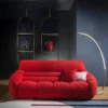 CANAPE DAISY CALIA ITALIA TISSU CUIR BUBBLE FABRICATION ITALIENNE MEUBLES DUQUESNOY FRELINGHIEN NORD LILLE ARMENTIERES