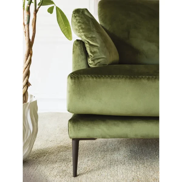 CANAPE FIXE FLEUR CALIA ITALIA PETITES DIMENSIONS EN TISSUS EN CUIR CONFORT ABSOLU MEUBLES DUQUESNOY FRELINGHIEN NORD LILLE ARMENTIERES