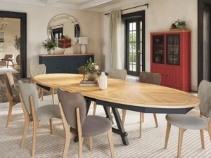 COLLECTION COSY CHENE MASSIF FABRICATION FRANÇAISE ATELIERS DE LANGRES MEUBLES DUQUESNOY FRELINGHIEN NORD LILLE ARMENTIERES BELGIQUE