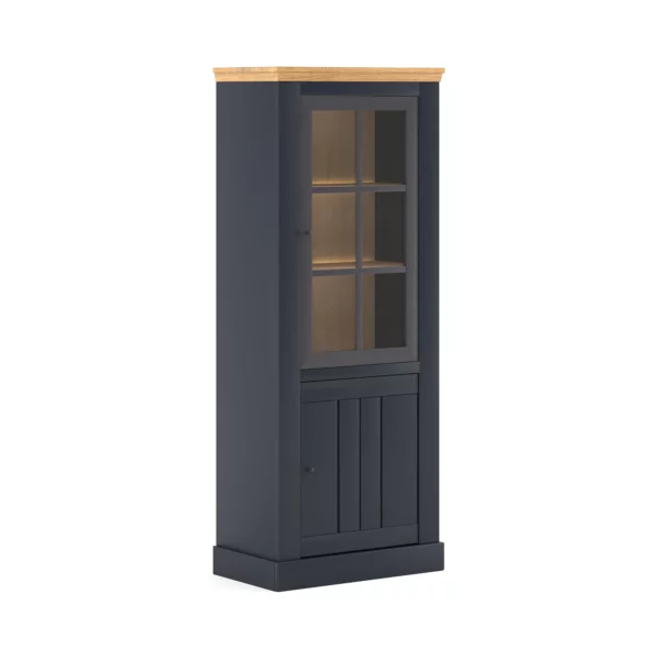 MEUBLE VITRINE COLLECTION COSY CHENE MASSIF FABRICATION FRANÇAISE ATELIERS DE LANGRES MEUBLES DUQUESNOY FRELINGHIEN NORD LILLE ARMENTIERES BELGIQUE