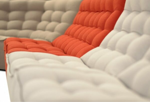 Canape modulable Banjo Calia ItaliA en tissu Chaise longue Fabrication 100% italienne Meubles Duquesnoy Frelinghien Nord - Lille