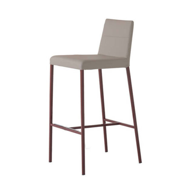 TABOURET DE BAR LOLAS AIRNOVA FABRICATION ITALIENNE CUIR - TISSU MEUBLES DUQUESNOY FRELINGHIEN NOUD LILLE ARMENTIERES