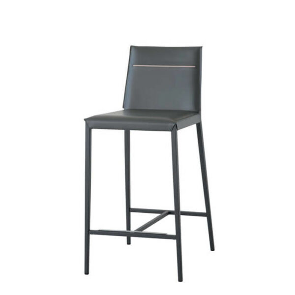 TABOURET DE BAR LOLAS AIRNOVA FABRICATION ITALIENNE CUIR - TISSU MEUBLES DUQUESNOY FRELINGHIEN NOUD LILLE ARMENTIERES