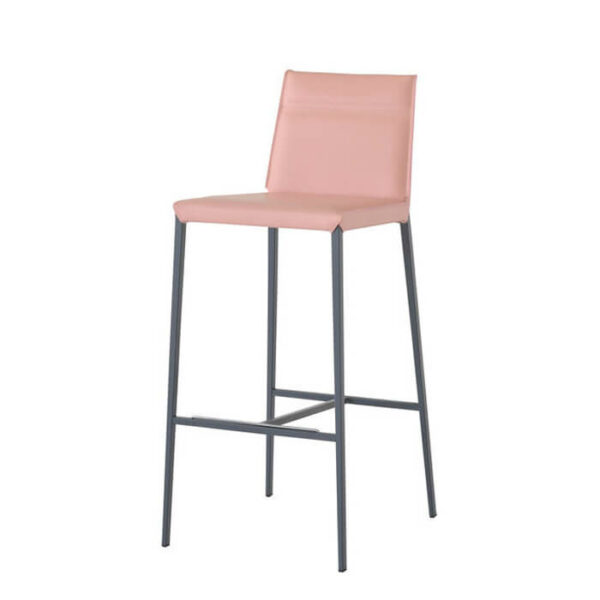TABOURET DE BAR LOLAS AIRNOVA FABRICATION ITALIENNE CUIR - TISSU MEUBLES DUQUESNOY FRELINGHIEN NOUD LILLE ARMENTIERES
