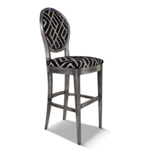 TABOURET DE BAR PAULINE PAGET TISSU FABRICATION FRANCAISE MEUBLES DUQUESNOY FRELINGHIEN NORD LILLE ARMENTIERES