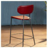 TABOURET DE BAR LUNA AIRNOVA FABRICATION ITALIENNE CUIR - TISSU MEUBLES DUQUESNOY FRELINGHIEN NOUD LILLE ARMENTIERES