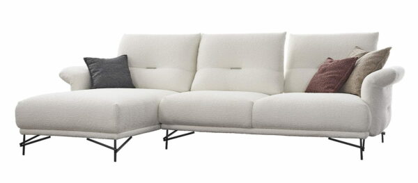 CANAPE DOSSIERS AVANCE-RECULE HIMBA SATIS TISSU OU CUIR CHAISE LONGUE ANGLE MEUBLES DUQUESNOY FRELINGHIEN NORD LILLE ARMENTIERES