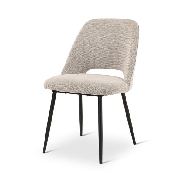 CHAISE OMYS CASTLE LINE EN TISSU PIEDS METAL PETIT PRIX MEUBLES DUQUESNOY FRELINGHIEN NORD LILLE ARMENTIERES