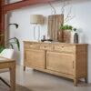 BUFFET JAZZ ARTCOPI CHENE MASSIF FABRICATION FRANCAISE MEUBLES DUQUESNOY FRELINGHIEN NORD LILLE ARMENTIERES