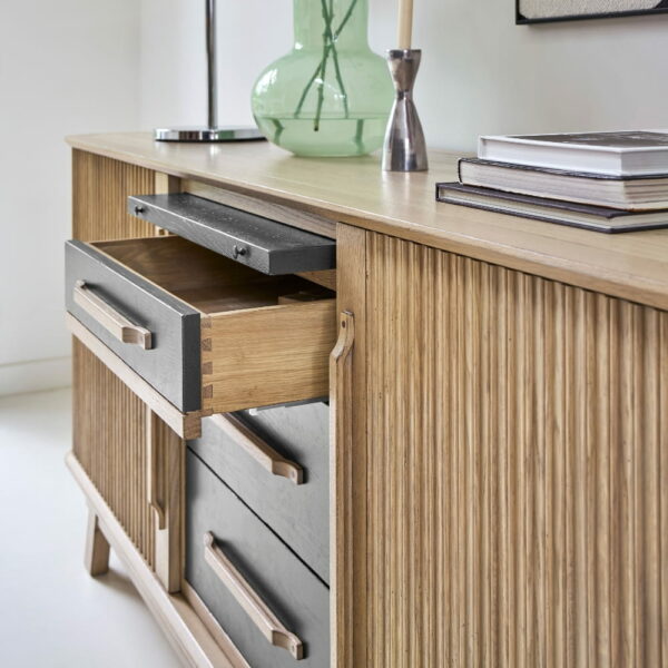 BUFFET TANGO ARTCOPI CHENE MASSIF FABRICATION FRANCAISE MEUBLES DUQUESNOY FRELINGHIEN NORD LILLE ARMENTIERES