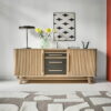 BUFFET TANGO ARTCOPI CHENE MASSIF FABRICATION FRANCAISE MEUBLES DUQUESNOY FRELINGHIEN NORD LILLE ARMENTIERES