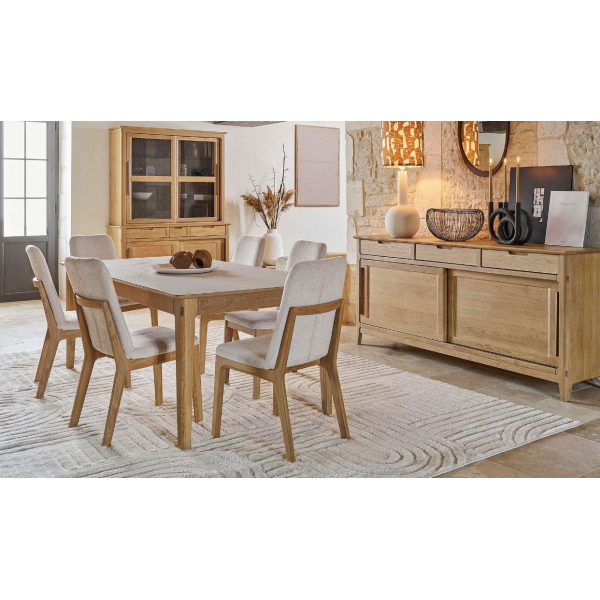 COLLECTION DUNE EN CHENE MASSIF FABRICATION 100% FRANCAISE PLUSIEURS DIMENSIONS POSSIBLES ENTIEREMENT PERSONNALISABLE MEUBLES DUQUESNOY PERENCHIES-VERLINGHEM