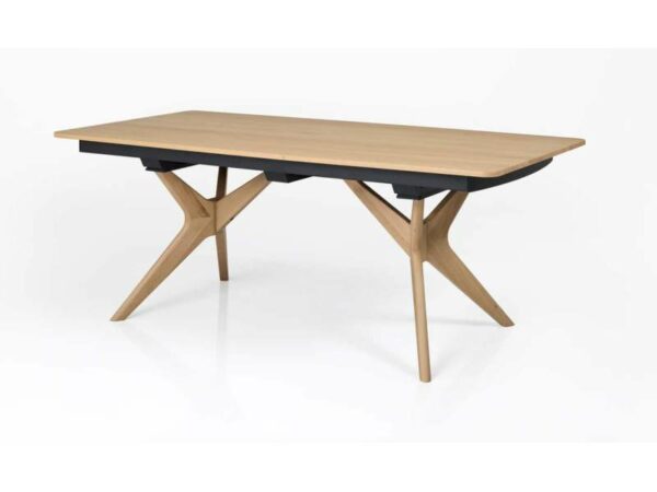 TABLE DE REPAS EN CHENE MASSIF PERSONNALISABLE AVEC ALLONGE PAPILLON EN PLUSIEURS DIMENSIONS PLUSIEURS FINITIONS MEUBLES COUTURE MEUBLES DUQUESNOY FRELINGHIEN NORD LILLE ARMENTIERES