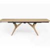 TABLE DE REPAS EN CHENE MASSIF PERSONNALISABLE AVEC ALLONGE PAPILLON EN PLUSIEURS DIMENSIONS PLUSIEURS FINITIONS MEUBLES COUTURE MEUBLES DUQUESNOY FRELINGHIEN NORD LILLE ARMENTIERES