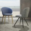 FAUTEUIL BRIDGE ODETTE EUROPEA TISSU OU CUIR FABRICATION ITALIENNE MEUBLES DUQUESNOY FRELINGHIEN NORD LILLE ARMENTIERES