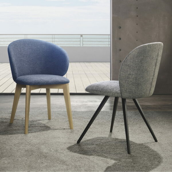 FAUTEUIL BRIDGE ODETTE EUROPEA TISSU OU CUIR FABRICATION ITALIENNE MEUBLES DUQUESNOY FRELINGHIEN NORD LILLE ARMENTIERES