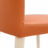CHAISE ALBA EN TISSU OU CUIR DIFFERENTS COLORIS FABRICATION ITALIENNE EUROPEA MEUBLES DUQUESNOY FRELINGHIEN NORD LILLE ARMENTIERES