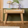 CONSOLE COLLECTION OLONNE MEUBLES COUTURES CHENE MASSIF - CÉRAMIQUE AVEC LEDS PERSONNALISABLE MEUBLES DUQUESNOY FRALINGHIEN NORD LILLE ARMENTIERES