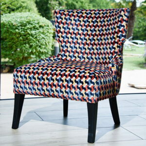 Fauteuil moderne SORAYA en tissu ou cuir fabrication francaise Meubles DUQUESNOY frelinghien Nord lille