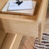 MEUBLE ENTREE DETAIL TIROIR COLLECTION OLONNE MEUBLES COUTURES CHENE MASSIF - CÉRAMIQUE AVEC LEDS PERSONNALISABLE MEUBLES DUQUESNOY FRALINGHIEN NORD LILLE ARMENTIERES
