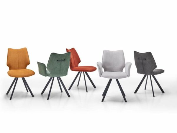 CHAISE AVEC OU SANS ACCOUDOIRS EN TISSU 5 COLORIS MEUBLES COUTURE - MEUBLES DUQUESNOY FRELINGHIEN NORD LILLE ARMENTIERES