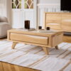 TABLE BASSE COLLECTION OLONNE MEUBLES COUTURES CHENE MASSIF - CÉRAMIQUE AVEC LEDS PERSONNALISABLE MEUBLES DUQUESNOY FRALINGHIEN NORD LILLE ARMENTIERES