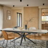 TABLE EXTENSIBLE CERAMIQUE LAGOS COLLECTION OLONNE MEUBLES COUTURES CHENE MASSIF - CÉRAMIQUE AVEC LEDS PERSONNALISABLE MEUBLES DUQUESNOY FRALINGHIEN NORD LILLE ARMENTIERES