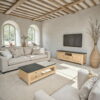 TABLE BASSE COLLECTION VAUBAN CHENE MASSIF FABRICATION FRANCAISE TEINTES DISPONIBLES MEUBLES DUQUESNOY FRELINGHIEN NORD LILLE ARMENTIERES