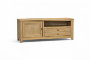 PETIT MEUBLE TV COLLECTION VAUBAN CHENE MASSIF FABRICATION FRANCAISE TEINTES DISPONIBLES MEUBLES DUQUESNOY FRELINGHIEN NORD LILLE ARMENTIERES