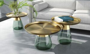 Table basse et bout de canape drop akante plusieurs dimensions possible meubles duquesnoy capinghem lomme
