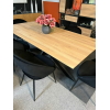 TABLE JACK CASTLE LINE RECTANGULAIRE EN CHENE PIETEMENT MIKADO METAL NOIR LONGUEUR 2 METRES MEUBLES DUQUESNOY DANS LE NORD ET BELGIQUE