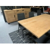 salle a manger hudson table rectangulaire et enfilade pas cher 100% massif fabrication francaise meubles duquesnoy frelinghien nord lille armentieres