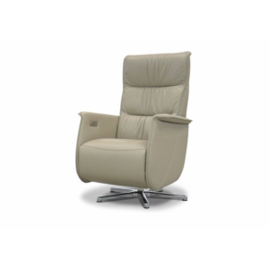 fauteuil relaxation electrique Corfou 326 pivotant en cuir ou tissu grand confort haut de gamme